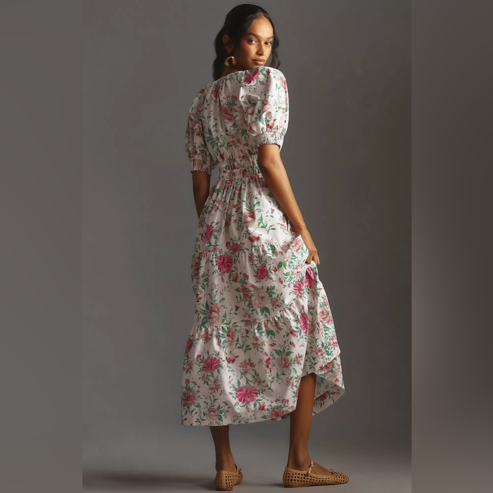 Anthropologie The Somerset Maxi Dress: Puff-Sleeve Edition Size M NWT - Picture 2 of 5